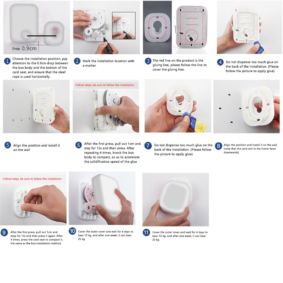 2M Retractable Clothesline Wall-Mounted Indoor Outdoor Washing Clothes Hanger Laundry Drying Line Balcony Invisible Drying Lines