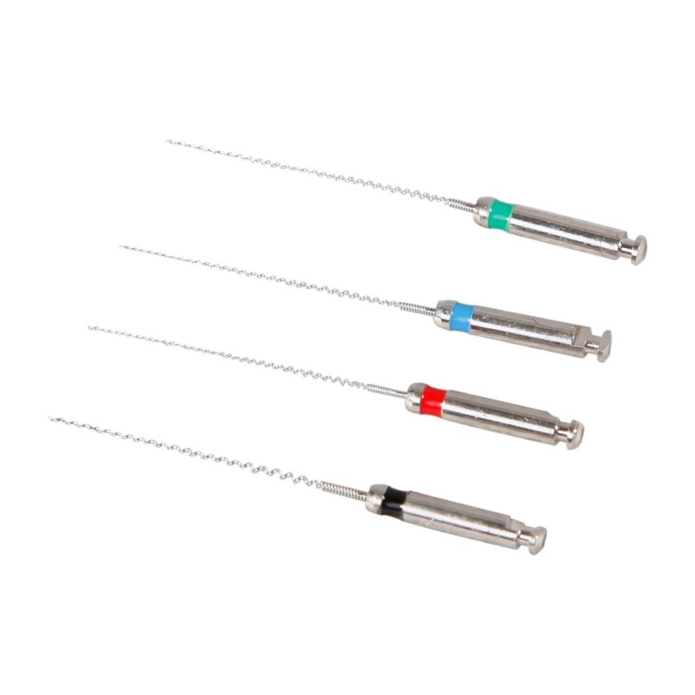 1/5/10/20 Packs Dental Endodontics Rotary Paste Carriers Spiral Filler 25mm Engine Use Assorted Stainless Steel Material