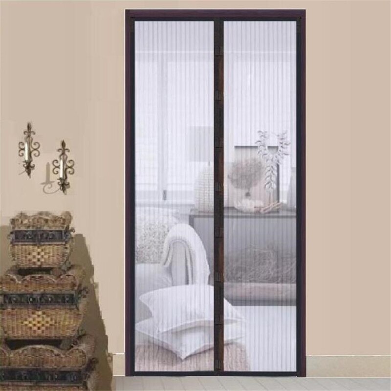 Summer Magnetic Net Anti Mosquito Insect Fly Bug Door Curtain Room Divider Automatic Closing Magnetic Bug Screen Curtains