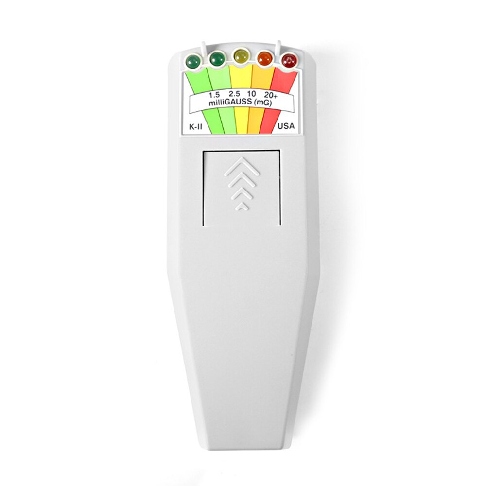 K2 elektromagnetisk felt emf gauss meter strålingsdetektor bærbar emf magnetfelt monitor 5 led gauss meter