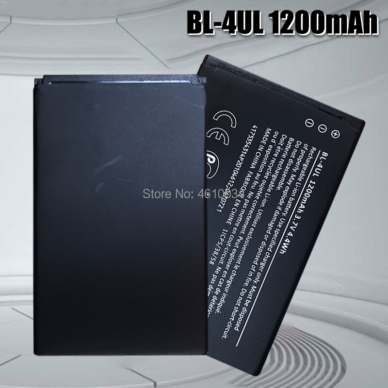 Wysokiej jakości 1200mAh BL 4UL BL-4UL baterii dla Nokia Lumia 225 330 RM-1172 RM-1011 RM-1126 baterii BL4UL