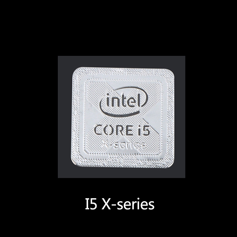 10th Generation Intel Core I9 I7 I5 I3 CPU Metal Sticker Laptop Logo Sticker Home School Office