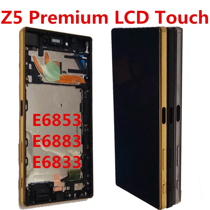 LCD Display Voor SONY Xperia Z5 Premium LCD Touch Screen met Frame Vervanging voor SONY Z5Plus E6883 E6833 E6853 LCD