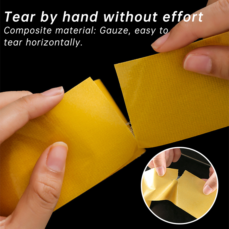 Stark dubbelhäftande tygtejp dubbelhäftande tejp för mattor dubbelhäftande tejp inga rester genomskinlig vattentät tejp