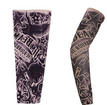 Nylon Stretchy Sunscreen Arm Sleeves Breathable Skull Skeleton UV Protective Cuff Sleeves Cycling Hiking Running Arm Stockings: 3