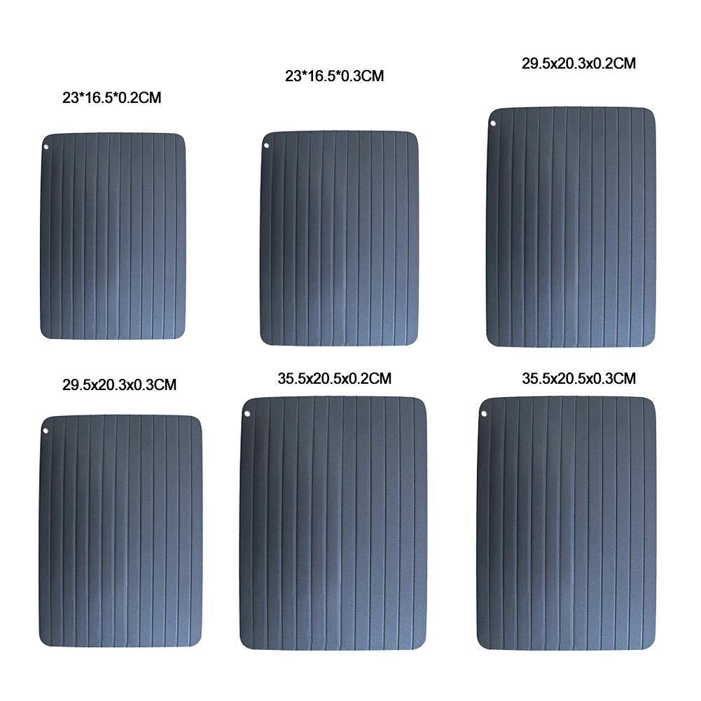 Fast Defrost Tray Thaw Frozen Food Meat Fish In Minutes Kitchen Defrosting Tray No Electricity Chemicals Microwave Mat