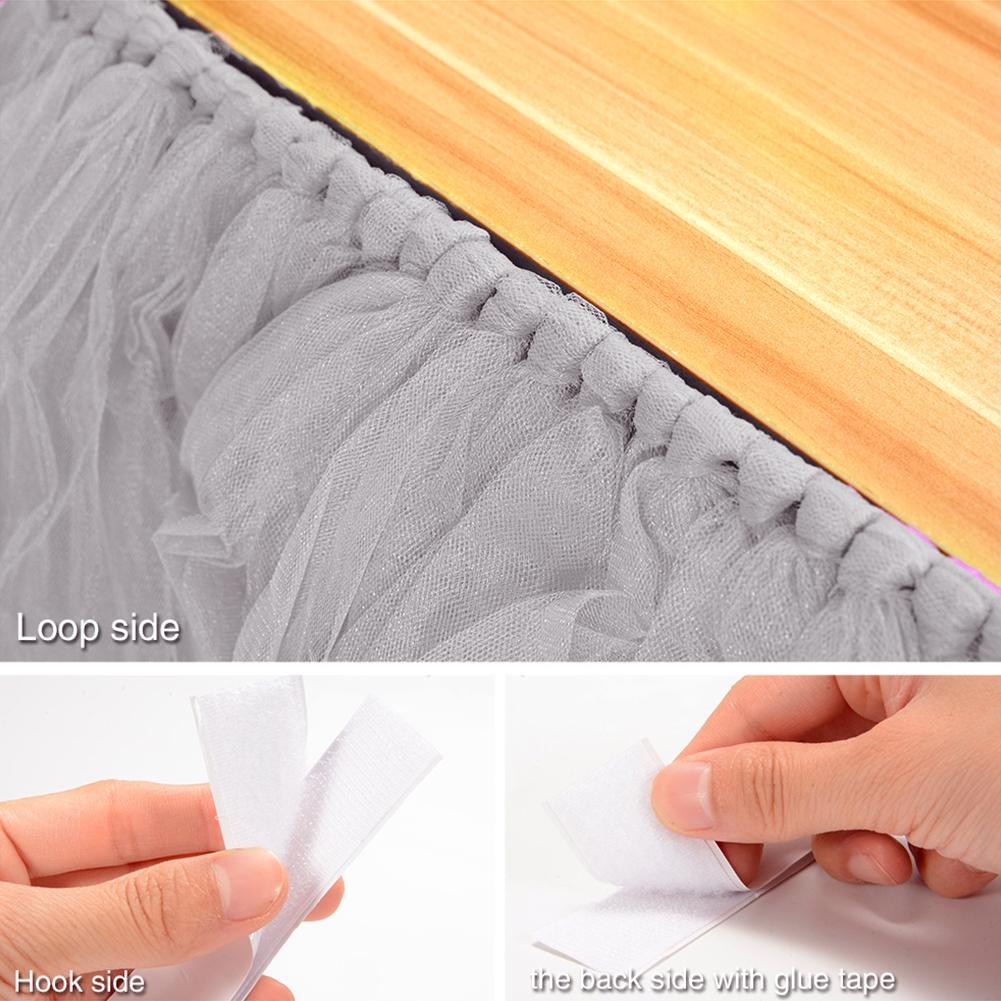 Romantic Fluffy Table Skirt Tulle Tableware Tablecloth Skirting for Baby Shower Christmas Party Wedding Cake Table