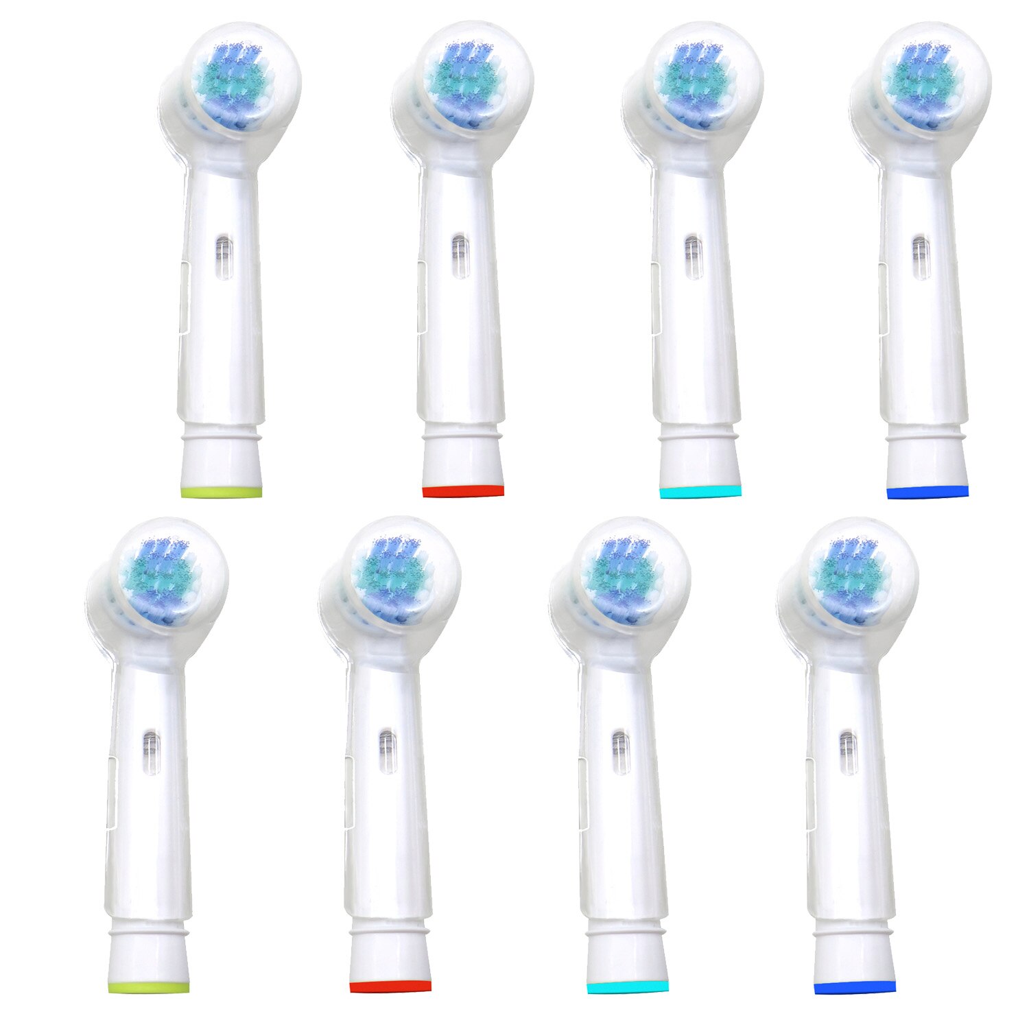 4/8/12 stk børstehoveder til oral-b elektrisk tandbørste passer fremad power / pro health / triumph /3d excel / vitalitet præcision ren: 8pc og hætte