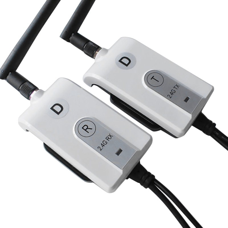 2.4g draadloze rca-videozenders en -ontvangers voor 24v vrachtwagens, voertuigen, auto's, achteruitrijmonitoren, dvd-spelers en achteruitrijcamera's: Default Title