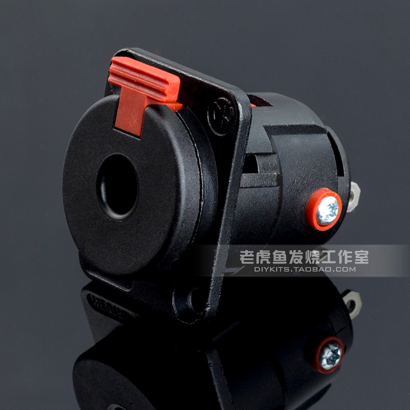1pcs 6.35mm socket NJ3FP6C Swiss NEUTRIK stereo Big three core Microphone female with lock