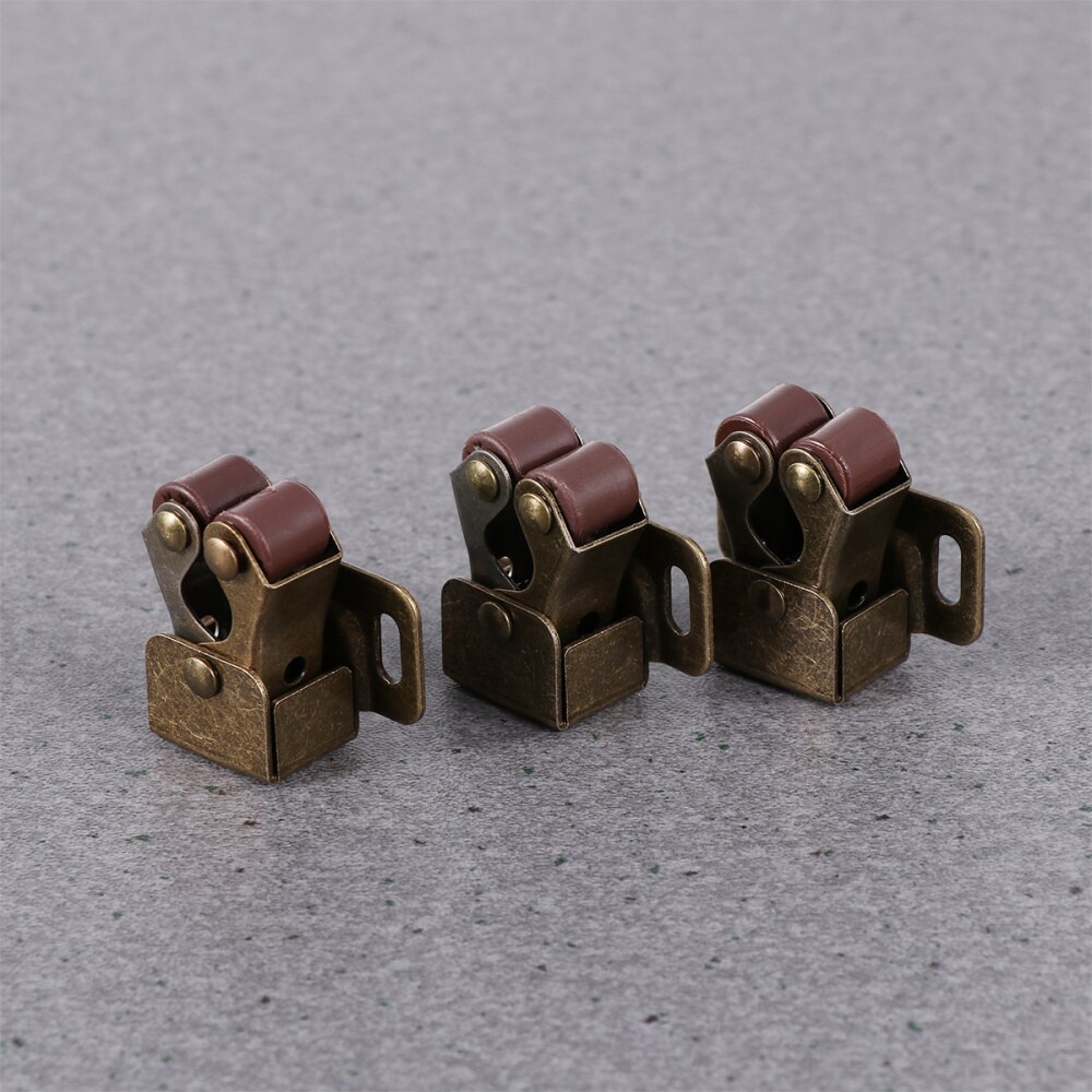 20Pcs Catch Door Toggle Clip Closet Catch Catcher Door Latches Door Beads White: Brown