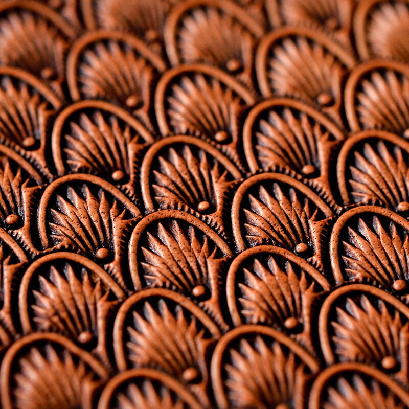 Sozo fs5 espuma escultura ferramenta geometrics seashell filler diy artesanal carimbar-impressão de selos de gravação 304 aço inoxidável