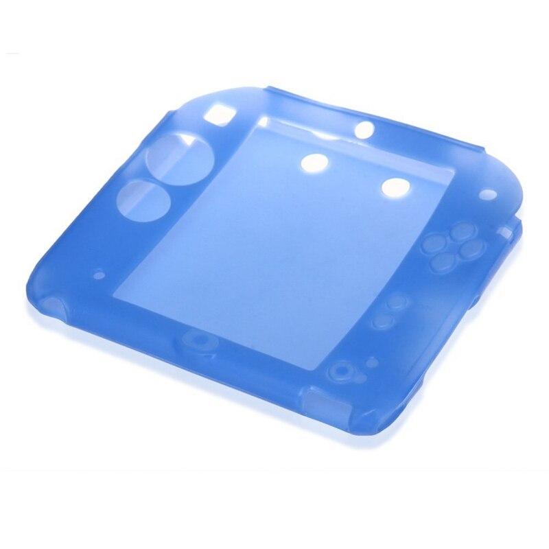 Protective Silicone Skin Case Cover for 2DS Blue