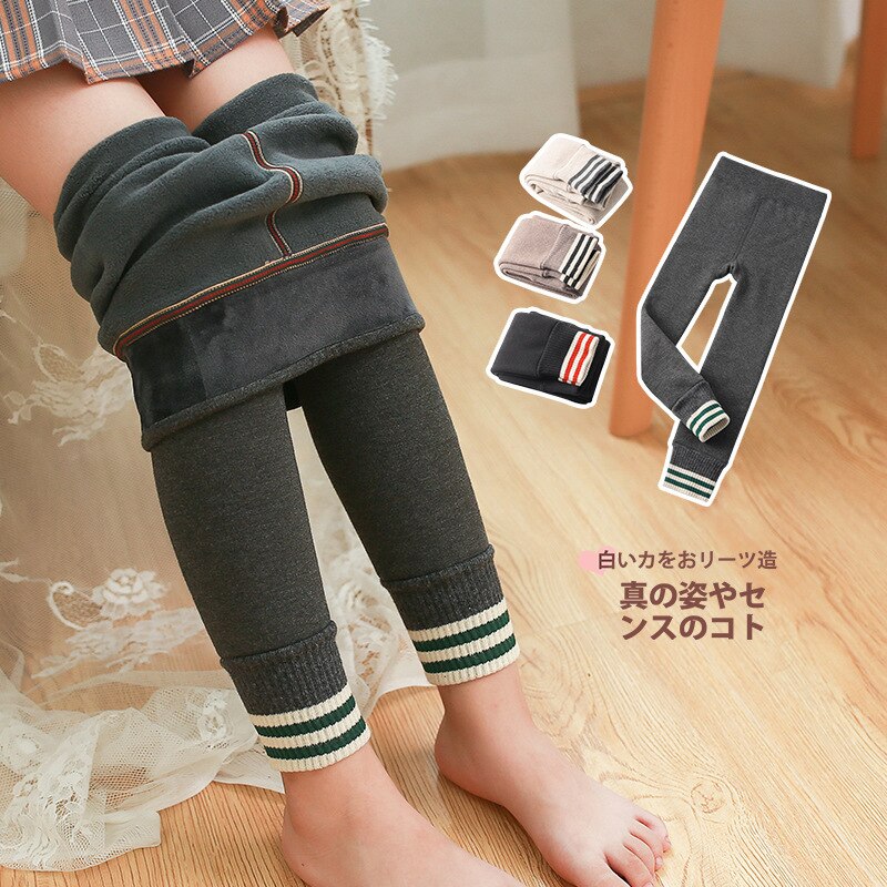 Ins winter baby leggings 2-10 jaar babykleding kinderen warme dikke leggings