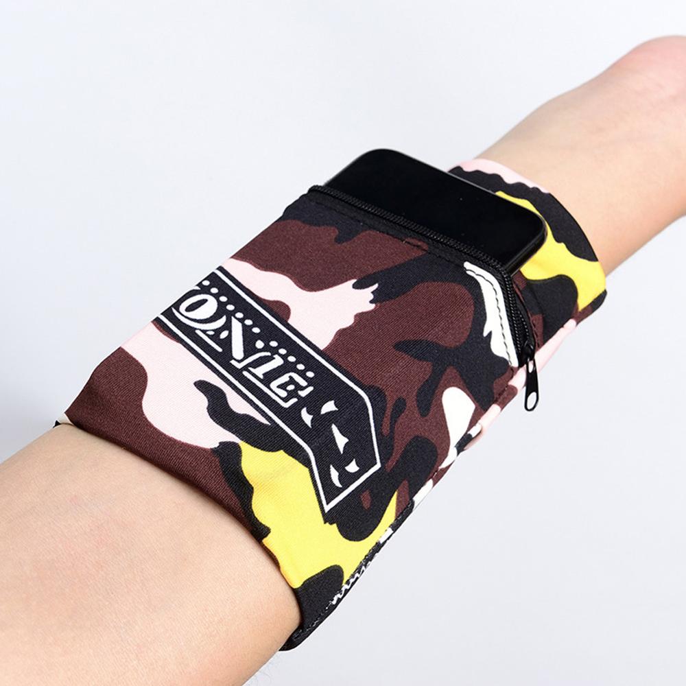 Multifunctional Sports Band Zipper Ankle Wrap Sport Wrist Strap Wallet Storage Bag Case Badminton Basketball Wristband Sweatband