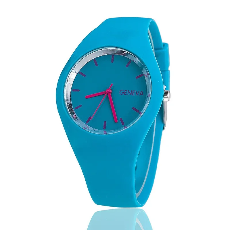 Jelly Silicone Watch Women Casual Geneva Sport Watches reloj mujer Quartz Wristwatch Men Watch reloj hombre