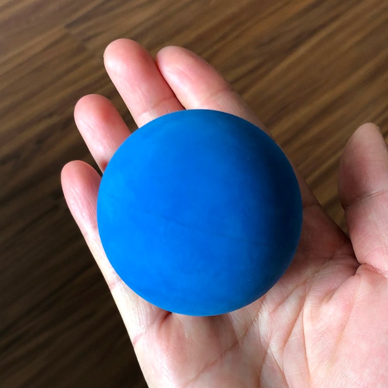 12 stk. 5.5cm racquetball gummikugle med høj elasticitet til træning i spil