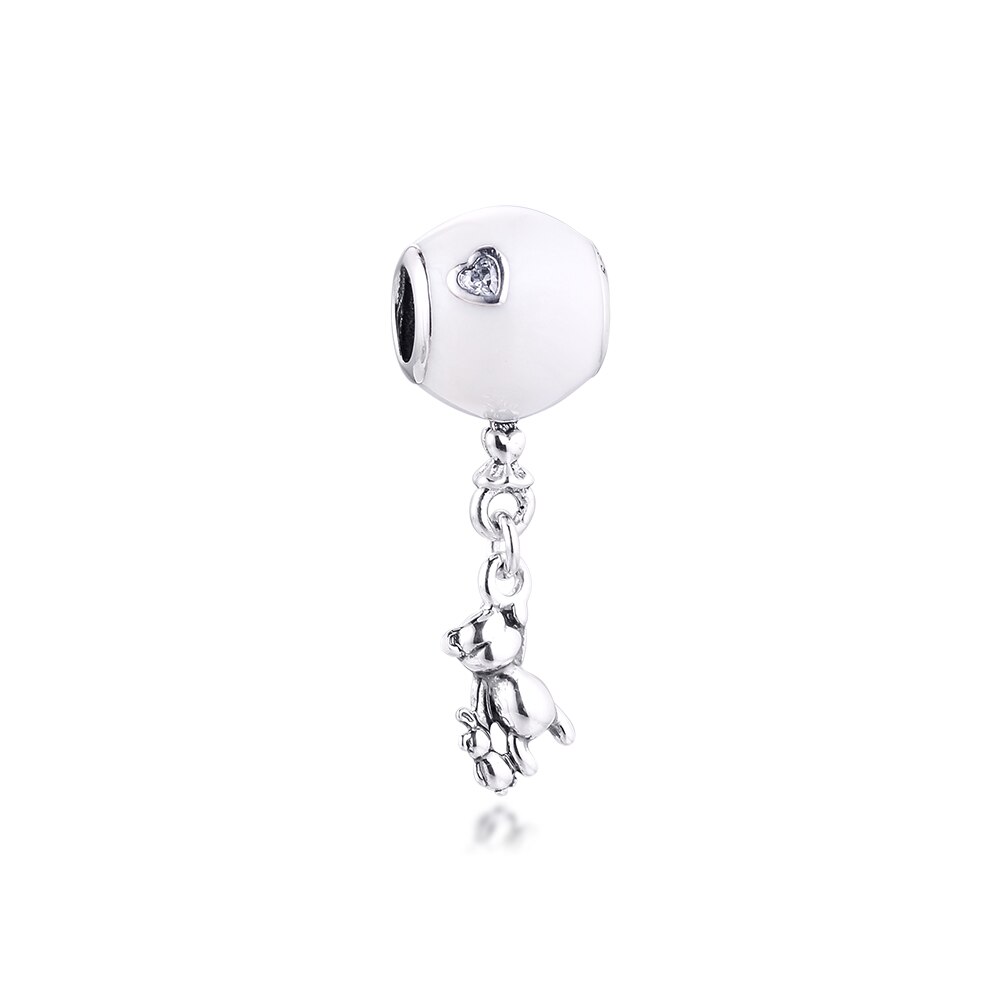 Perline 925 Sterling Silver New York Mette In Evidenza Ciondola il Fascino Misura Pendenti E Ciondoli Bracciali Gioielli FAI DA TE per Le Donne Degli Uomini del Regalo 02775: Teddy Balloon