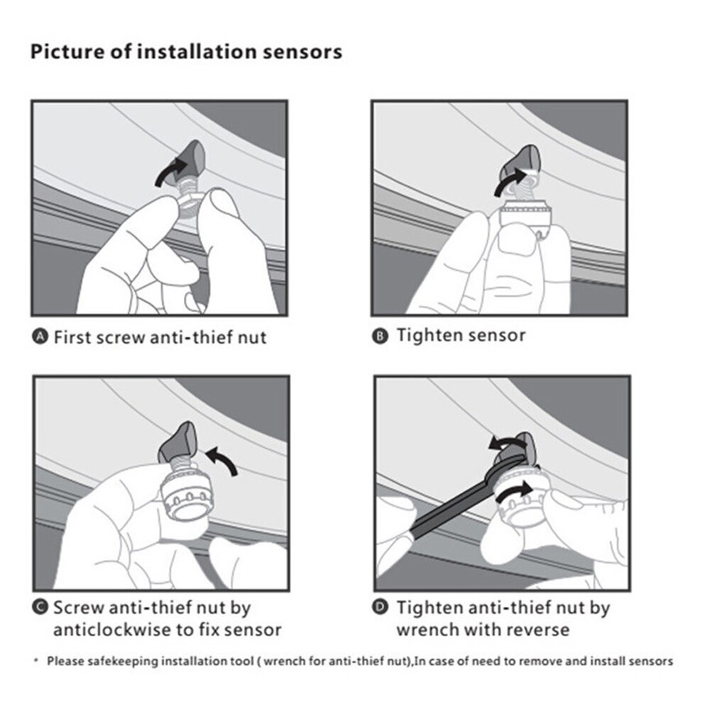 Sistema de supervisión de presión de neumáticos para coche, Sensor de presión de neumáticos inteligente, TPMS, Digital, TMPS, pantalla LCD, USB, alarma de seguridad para coche