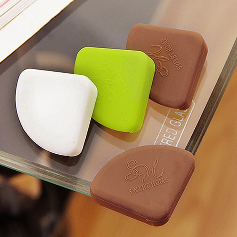 1/4 pièces bébé Silicone protecteur de sécurité Table coin Protection des enfants Anticollision bord coins gardes couverture coin garde