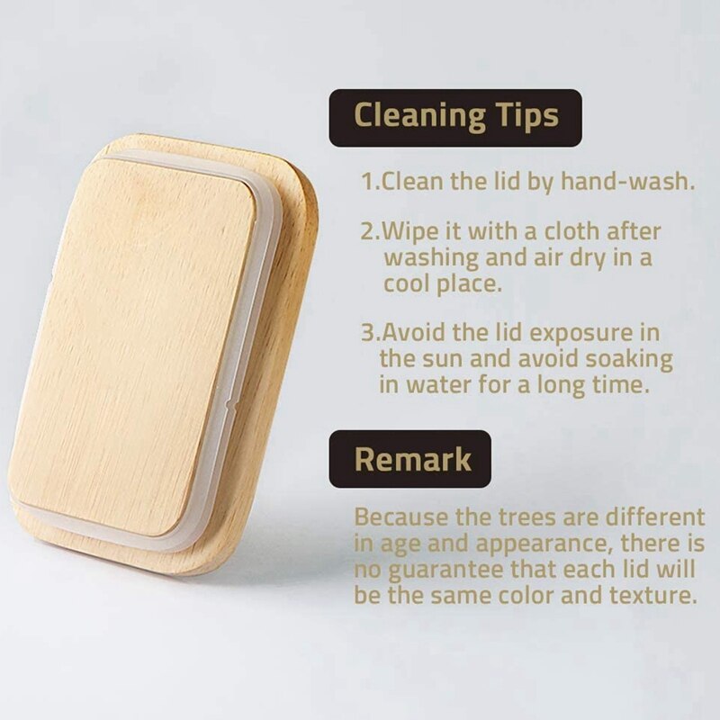 Big Porcelain Butter Dish with Lid, Airtight Large Butter Keeper with Wooden Lid, Butter Container