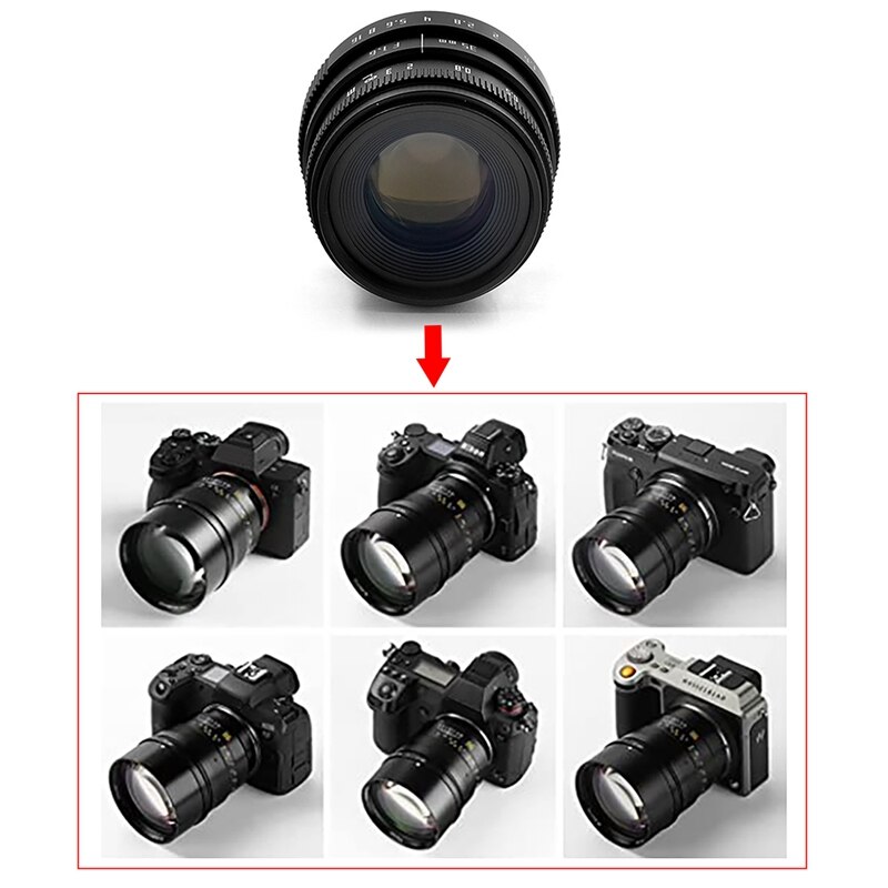 35Mm Camera Lens F1.6 C-Mount Large Aperture Fixed Focus Digital Camera Lens For Mirrorless Cameras