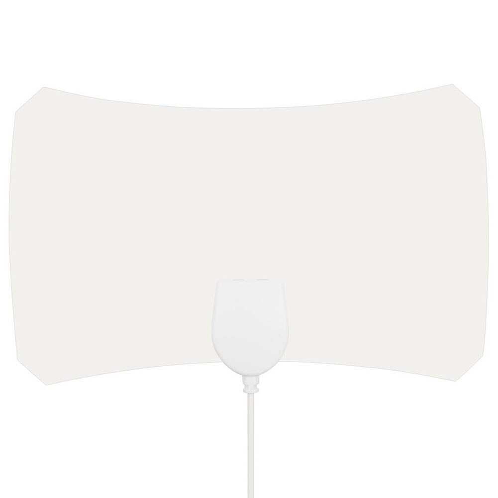 TV Digital Without Amplifier Mini HD HDTV White Antenna 200 Mile Range Skylink Durable Plastic Indoor Portable 1080P
