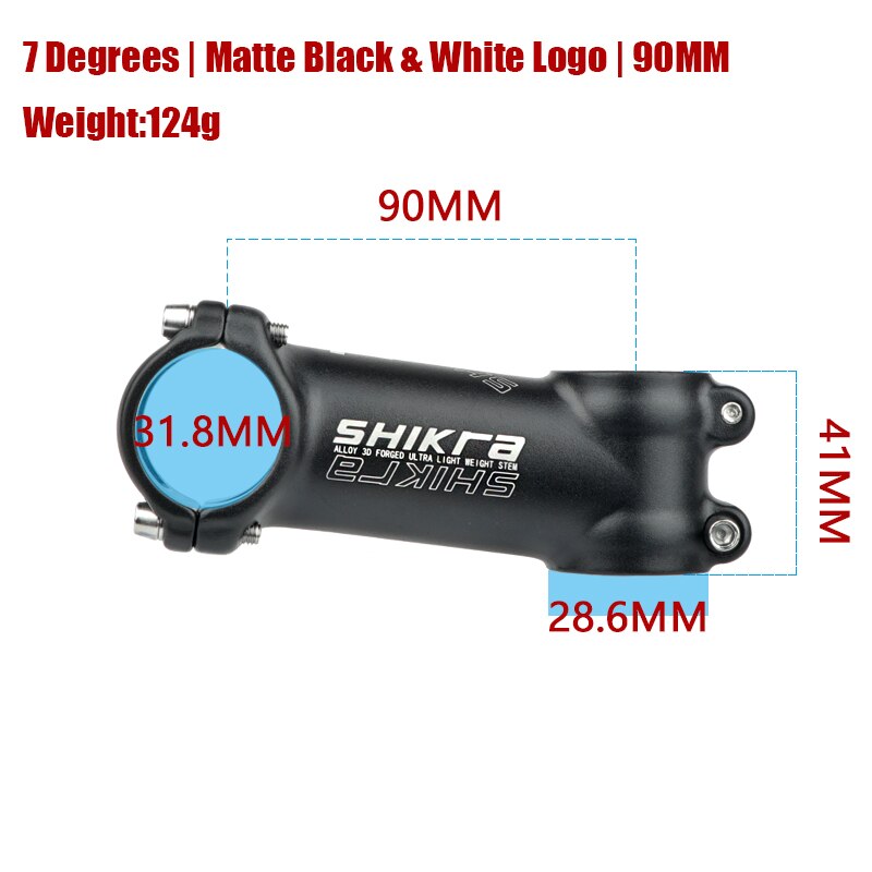 Attacco Manubrio Bici, Attacco Manubrio 31.8 Attacco Manubrio Bici da 35 Mm Attacco Manubrio Corto Attacco Manubrio Leggero in Lega di Alluminio CNC Ad Alta Resistenza per Mountain Bike da(Blu