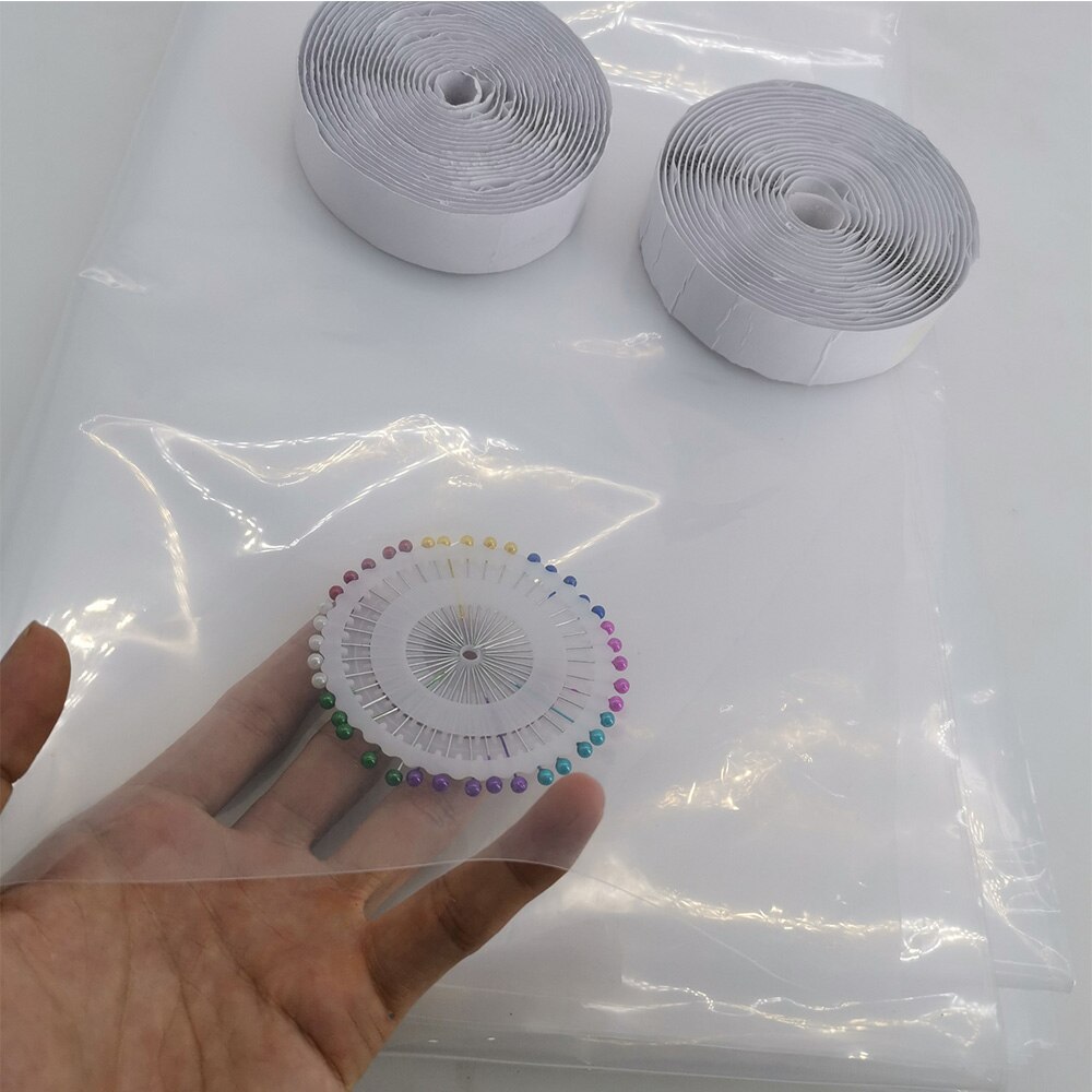 Transparent Car Partition Curtain Film Taxi Driver Car Isolation PVC Protection Film Curtain For Uber Taxi Driver Passenger