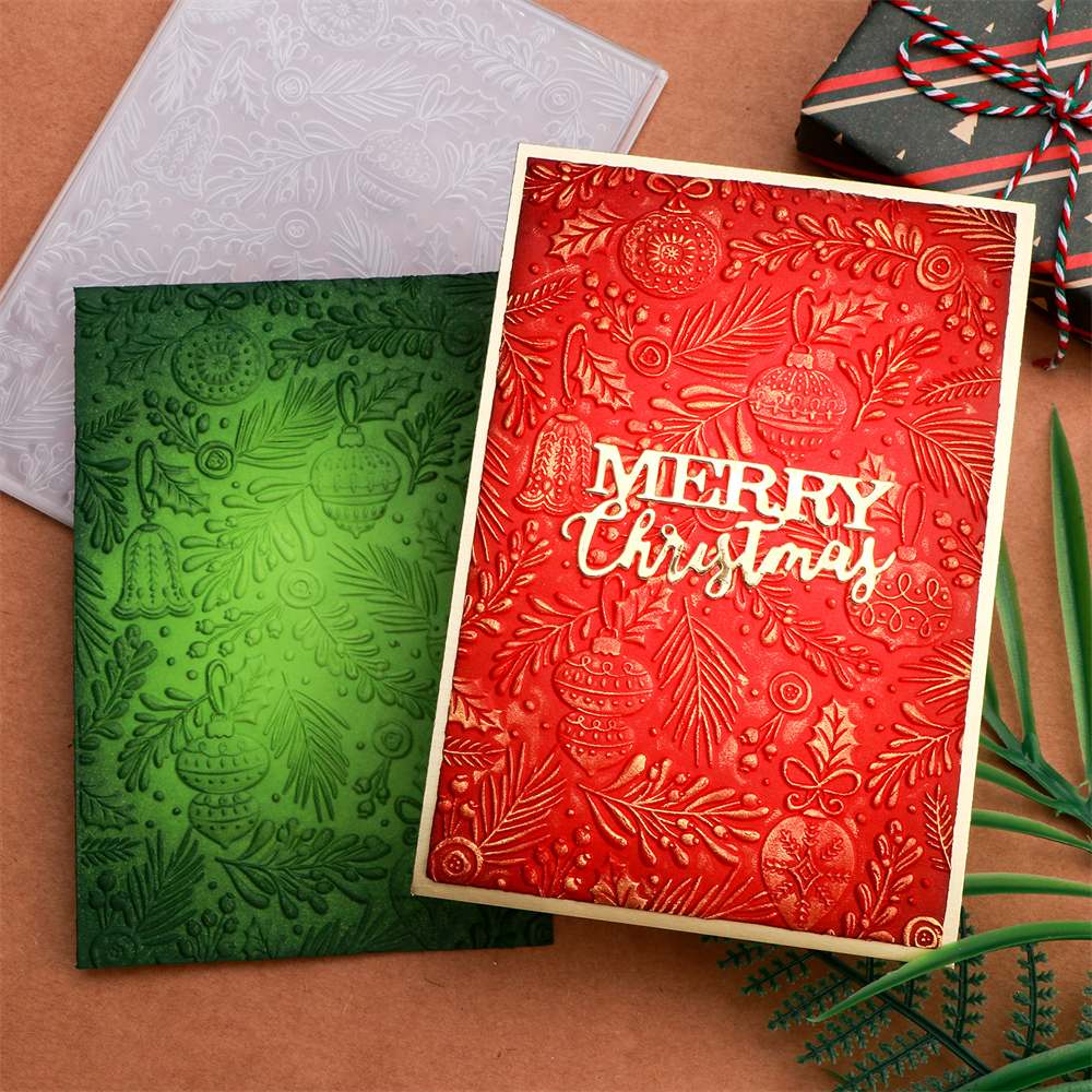 2025, neue 3D-Prägeordner, Sonnenblume, Liebe, Herz, Kranz, Folienordner für DIY, Sammelalbum, Weihnachten, , Papierkarten, Basteln