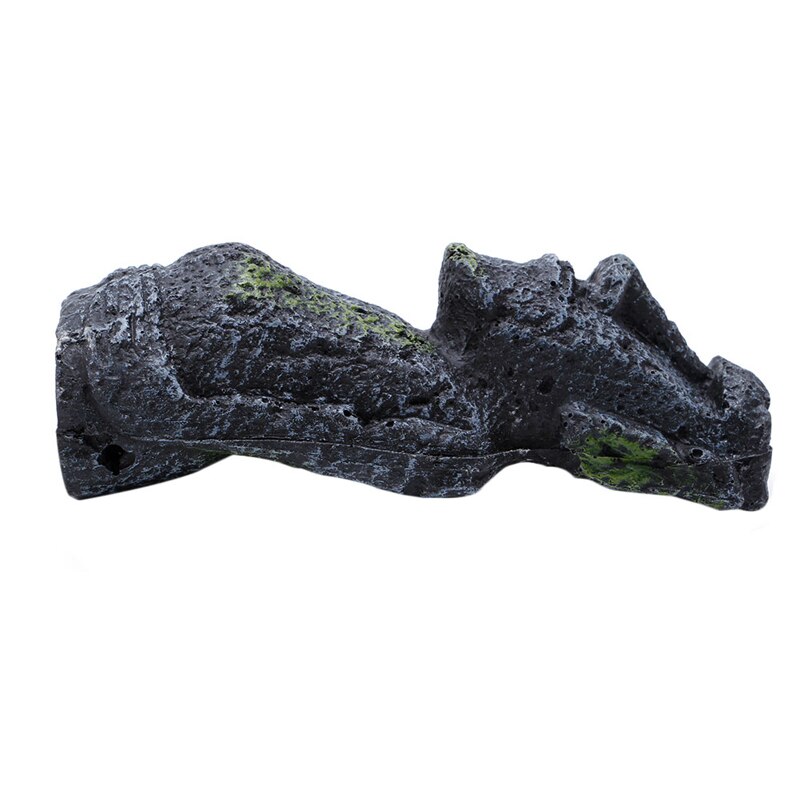 Easter Island Mini Statue Accessory Pipe Fish Tank Aquarium Decoration Ornament