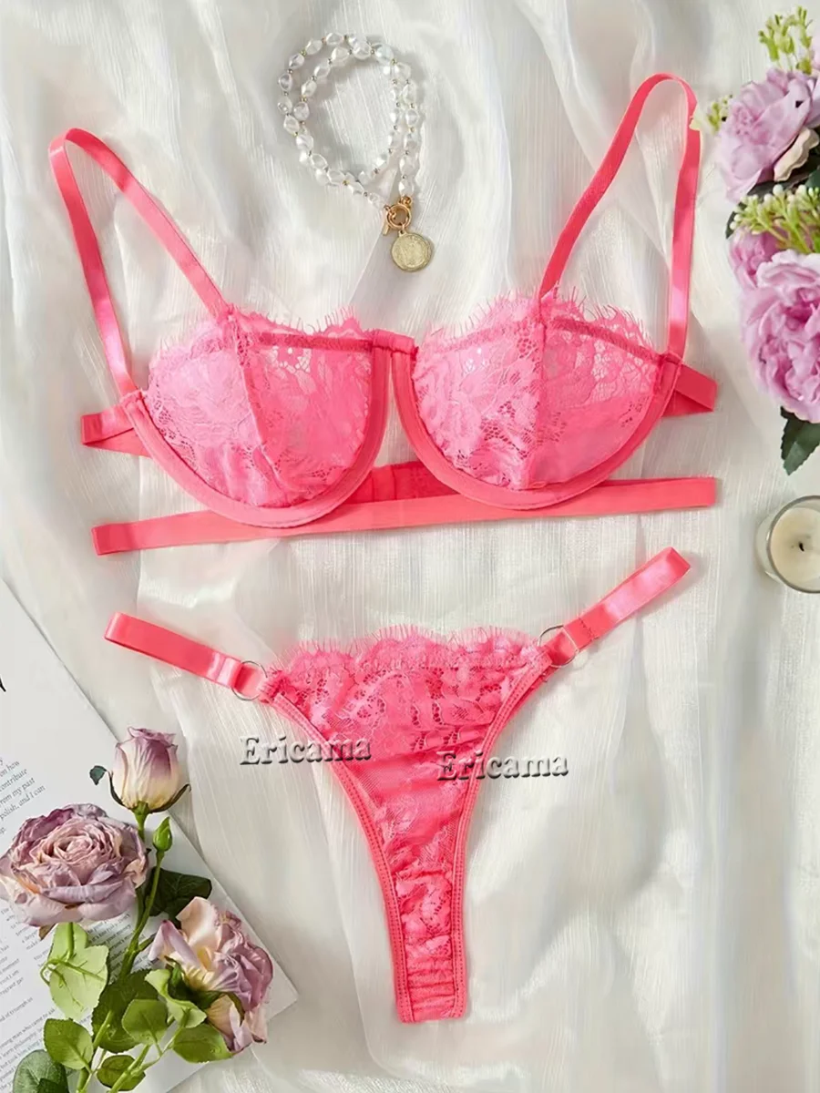 Cosplay, lencería erótica Sexy, sujetador y bragas para mujer, ligas, conjuntos de lencería Sexy para sexo, conjunto de ropa interior para mujer, disfraces sexis femeninos: Azul cielo / L