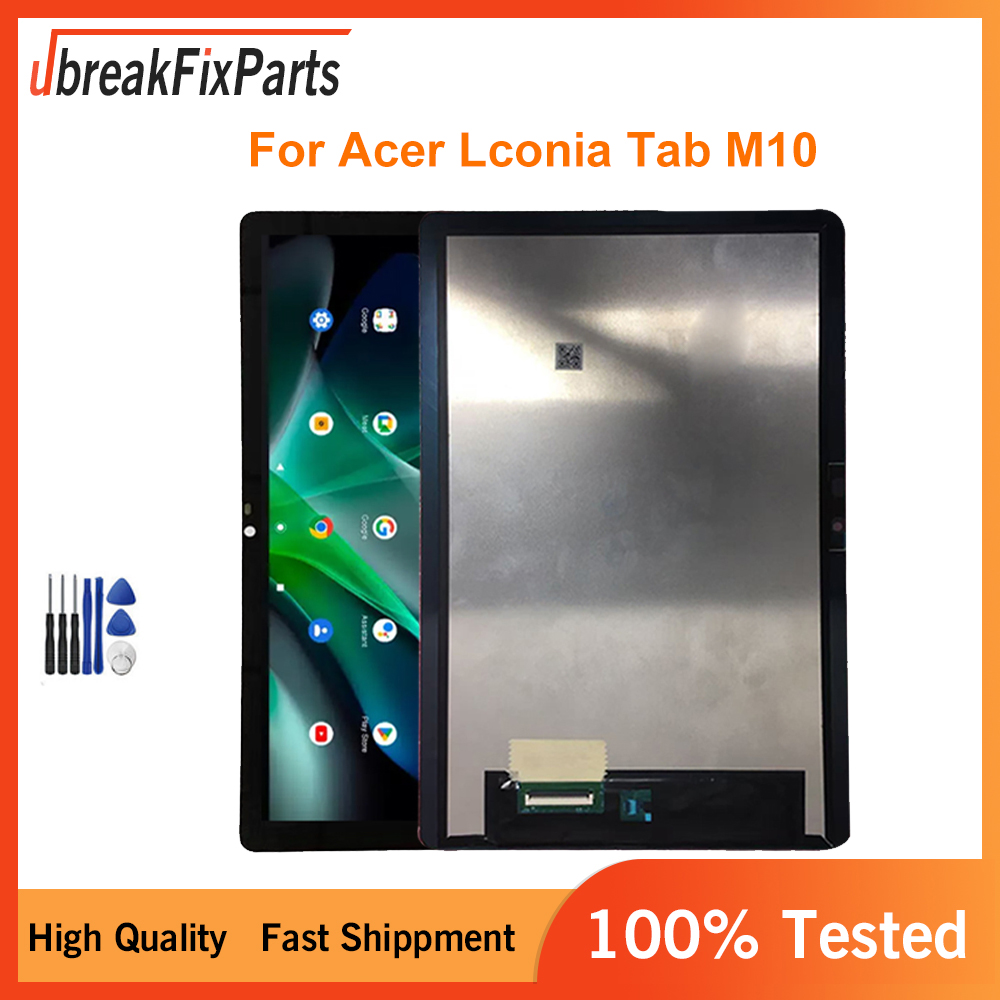 10.1 tommer til acer lconia tab  m10 berøringsskærm lcd-skærm digitaliseringsenhed udskiftning