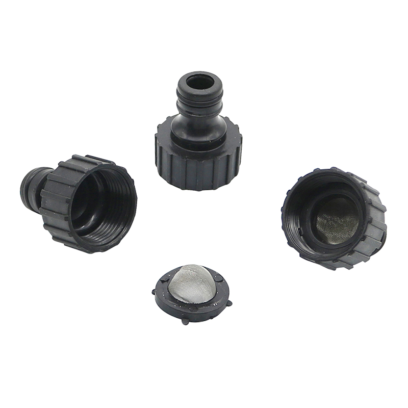 3/4 " kran hurtigkobling med filter vannrør kobling vaskemaskin armaturer slange kran kobling kran skjøt 5 stk.