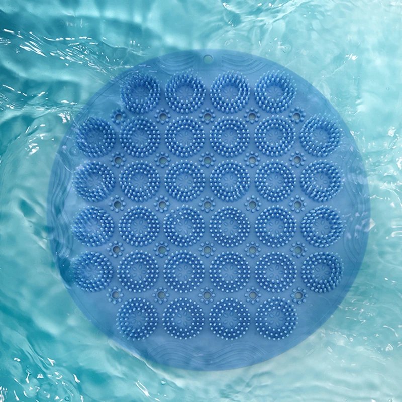 Lichaamsexfoliërende massageborstel Badkamer Antislip douchemat Rugmassageborstel Siliconen voetwas Lichaamsreiniging Badgereedschap