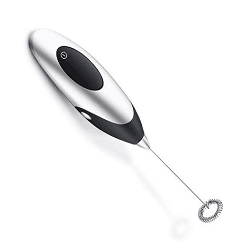 Ręczny elektryczny spieniacz mleka domu mini mleka spieniacz cappuccino kawy spienione mleko ekspres/trzepaczka trzepaczka robić jajek zasilany z baterii 069: Default Title