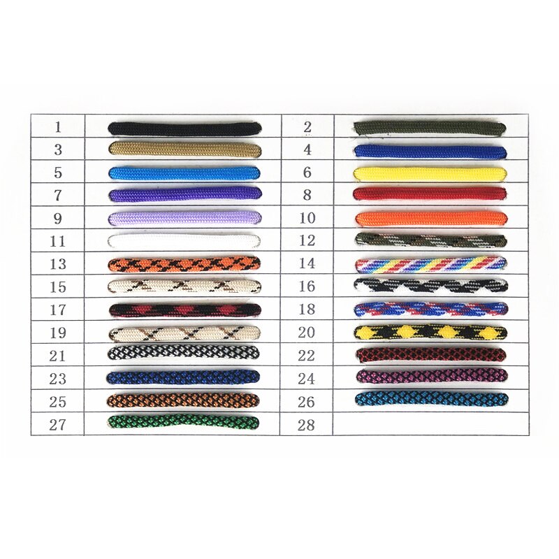 100Meters Paracorde 4mm 7 Strand Core Paracord Type III 550 Parachute Blue Rope Outdoor Camping Survival Equipment Tents Rope: other color message / 100 meters