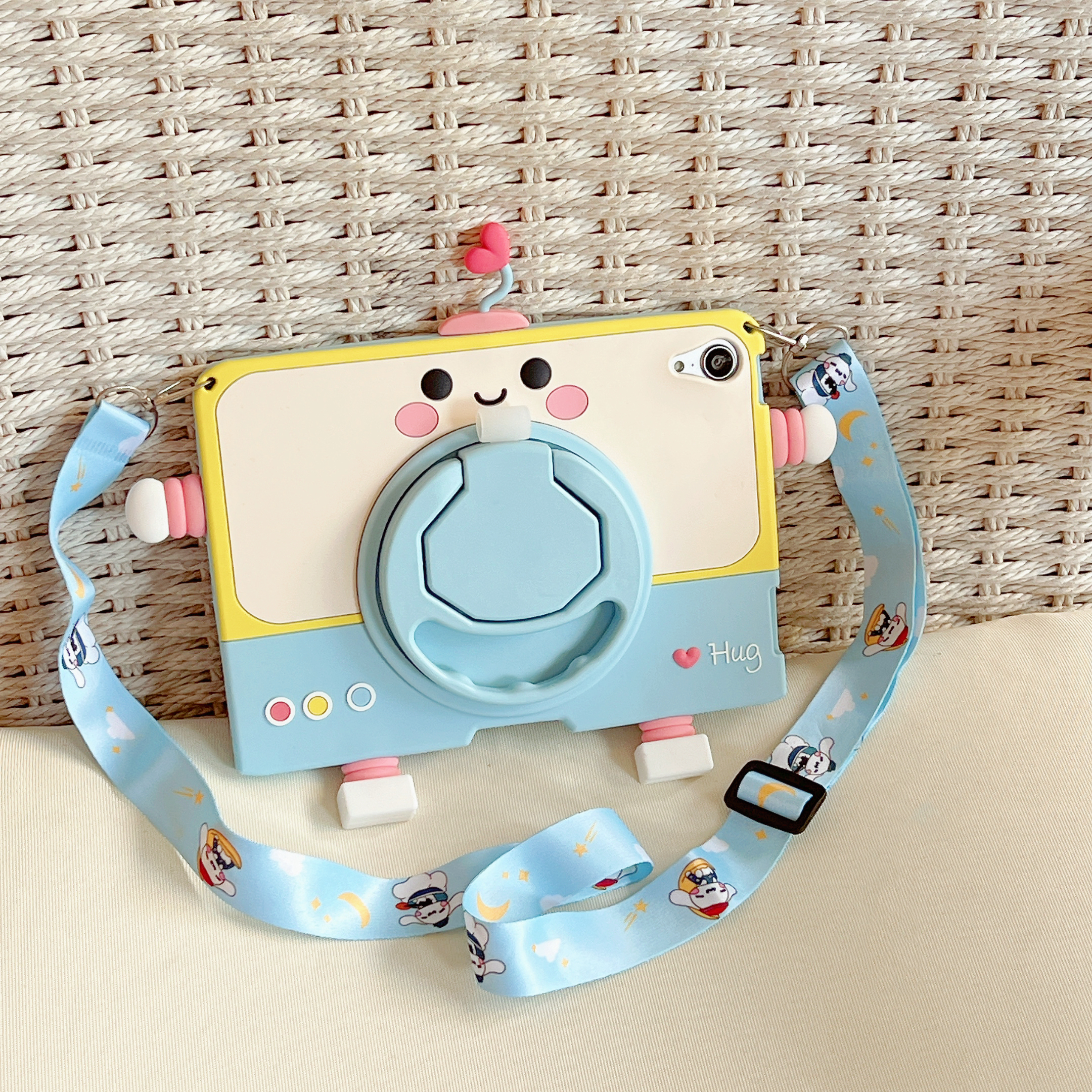 Kinderhoesje Voor Ipad Air Pro 11 2024 2022 Lucht 4 5 10.9 10e 10.2 7e 8e 9e 10.5 "9.7" Mini 1 2 3 4 5 6 Schattige Hoes: 3 / other