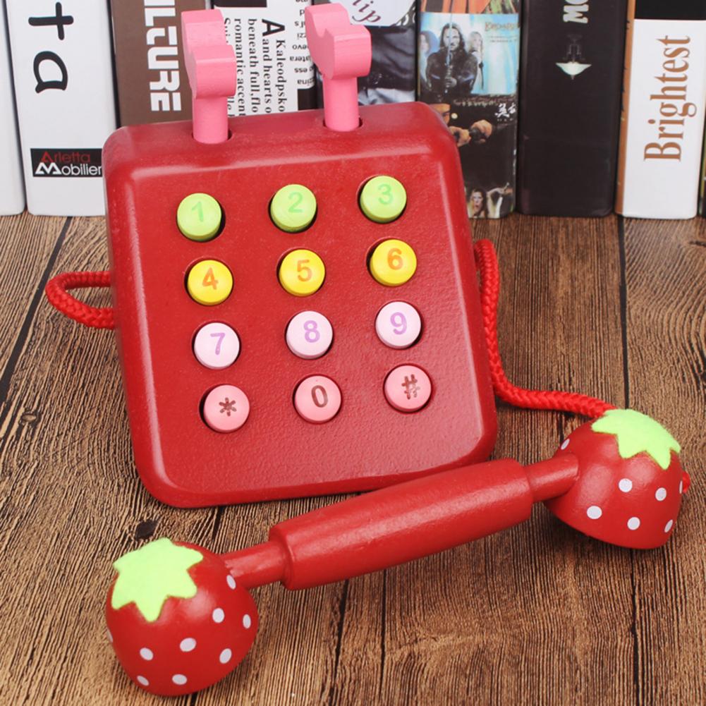 Rotary Phone Toy Hand-on Ability Universal Vibrant Color Traditional Bell Ring Tone Phone Toys
