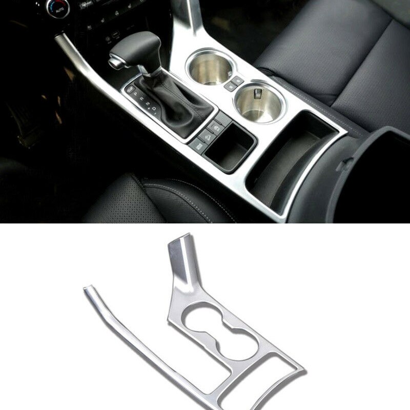 Car Interior Gear Box Panel Cover Trim for KIA Sportage 4 QL KX5 Water Cup Holder Frame Accessories