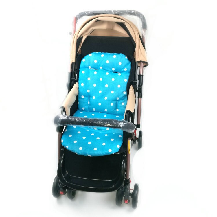 1pc tjockare barnvagn bomullstuss barnvagn paraply universal polka dot kudde barn