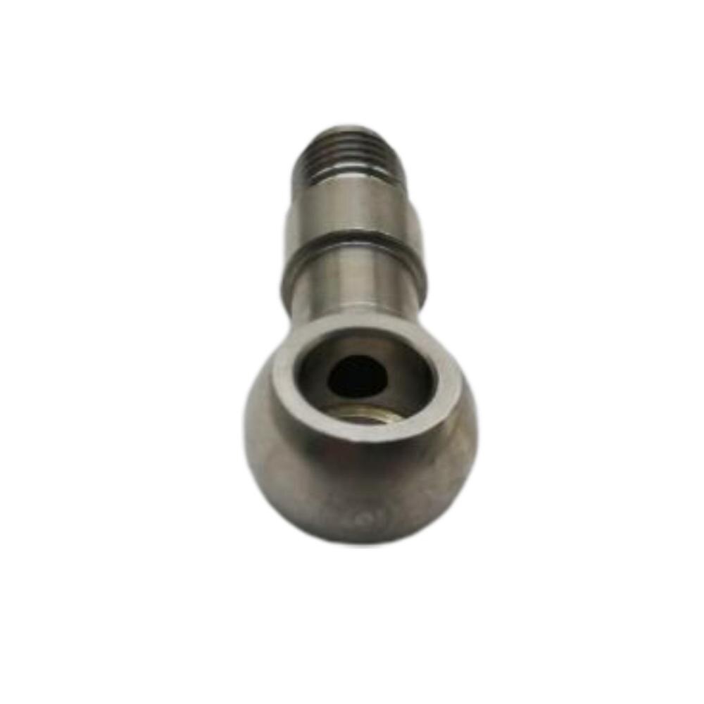 thumbnail image 2 of AN-4 Male Short Straight Stainless Steel Banjo Fitting - 10mm X 3/8" I.D. Brake Hose Adapter 2 of 4