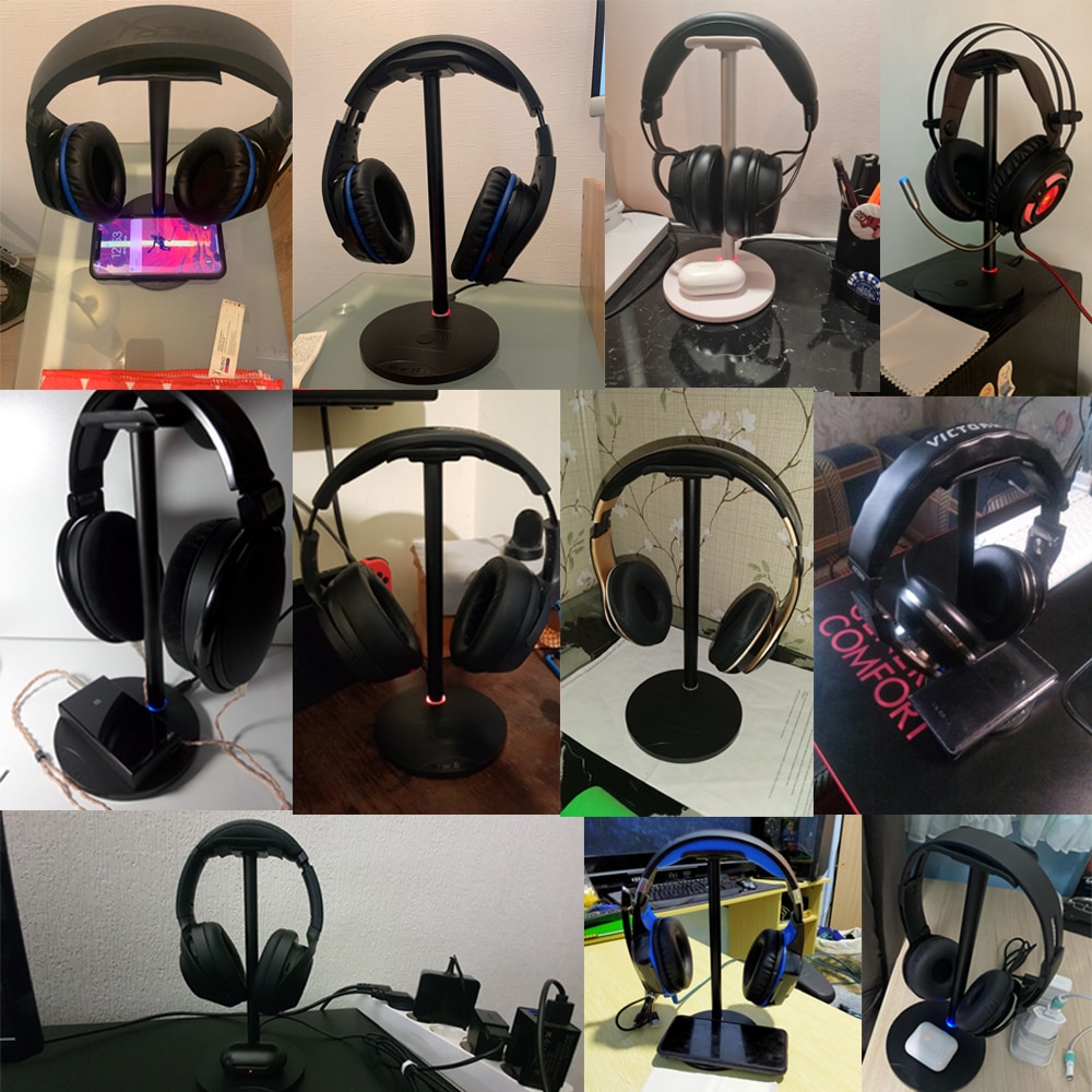 Bee original snabb trådlös laddning hörlursställ 5w/7.5w/10w snabbladdningshastighet headsethållare med led för alla qi telefoner