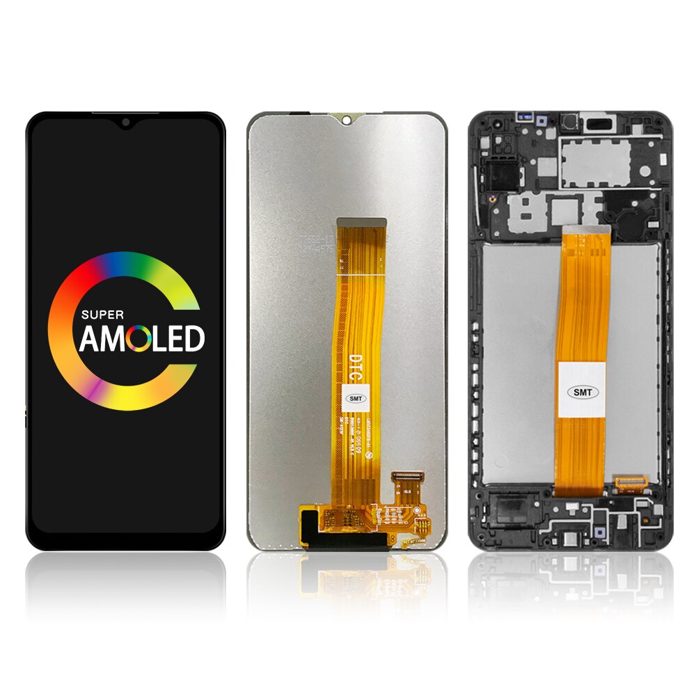 100% Originele 6.5 &#39;&#39;Display Voor Samsung Galaxy A12 Lcd A125F A125F/Ds Display Lcd Touch Screen Digitizer Vergadering vervanging