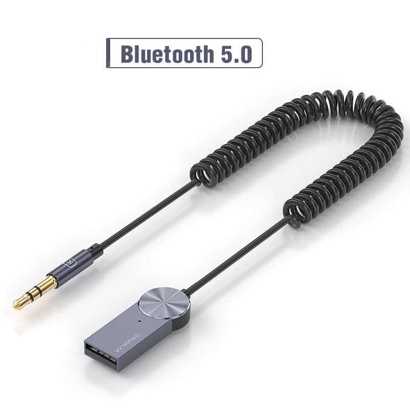 KUULAA Bluetooth 5.0 Receiver For Wireless USB Bluetooth Adapter 3.5mm 3.5 Jack Aux Audio Music Transmitter Headphone Reciever: 01
