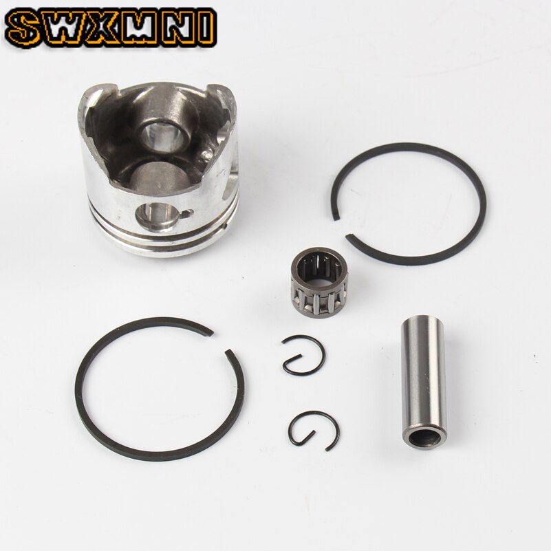 Mærke 44-6 motor cylinderhoved med 44mm stempel sæt til 2 takt 49cc mini dirt bike mini atv quad pocket cykel stempelring