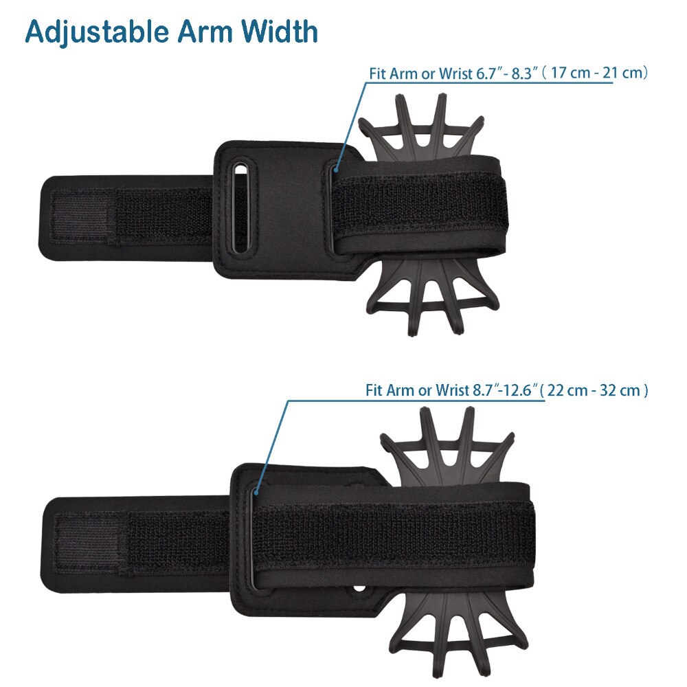 WANPOOL Sport Armband With Silicon Holding Net For 4 5 6 Inch Phones WANPOOL Sport Armband With Silicon Holding Net For 4 5 6 Inch Phones