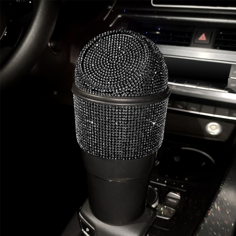 Sac poubelle étanche Portable pour voiture, Mini-poubelle pour siège avant et arrière: Black
