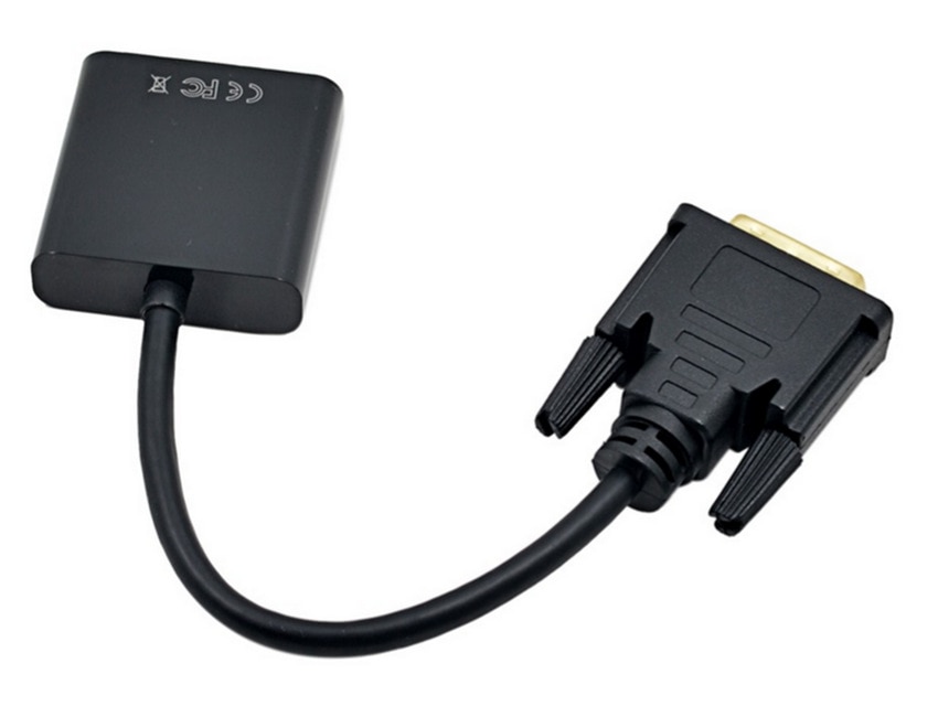 DVI to VGA adapter cable 24+1 dvi to VGA adapter cable 1080P HD with chip