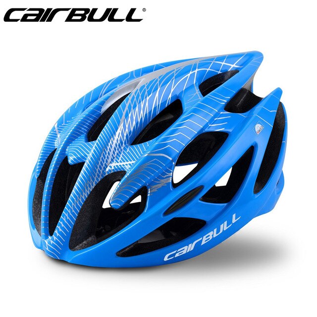 HEIßER CAIRBULL Fahrrad Radfahren Helm Superlight 21 Lüftungsschlitze Ultra-licht Atmungsaktive MTB Straße Fahrrad Sicherheit Helm casco ciclismo L /M: Blau / l